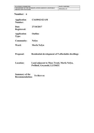 Land Adjacent to Maes Twnti, Morfa Nefyn, Pwllheli PDF
