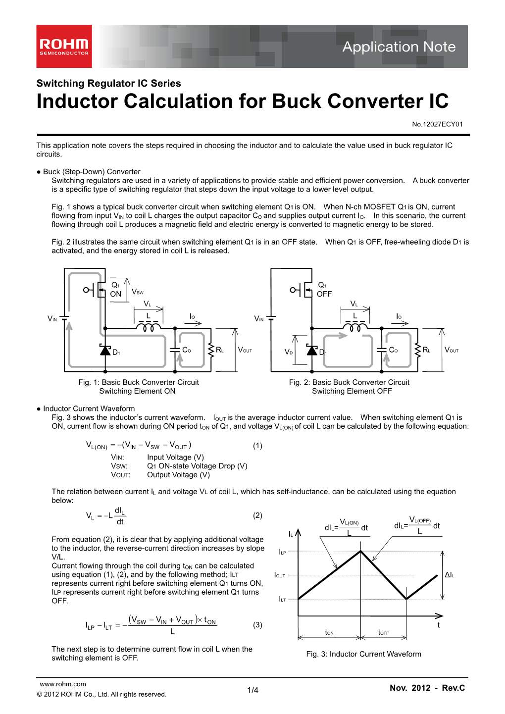 Inductor Calculation for Buck Converter IC