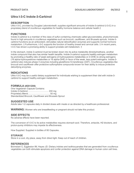 Ultra I-3-C Indole-3-Carbinol