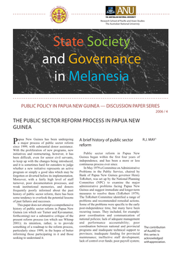 And Governance in Melanesia