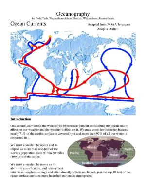 Oceanography Ocean Currents