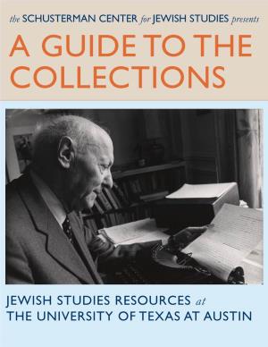 Guide to Jewish Studies Resources at UT Austin