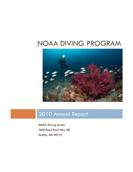 2010 NOAA Diving Program Annual Report