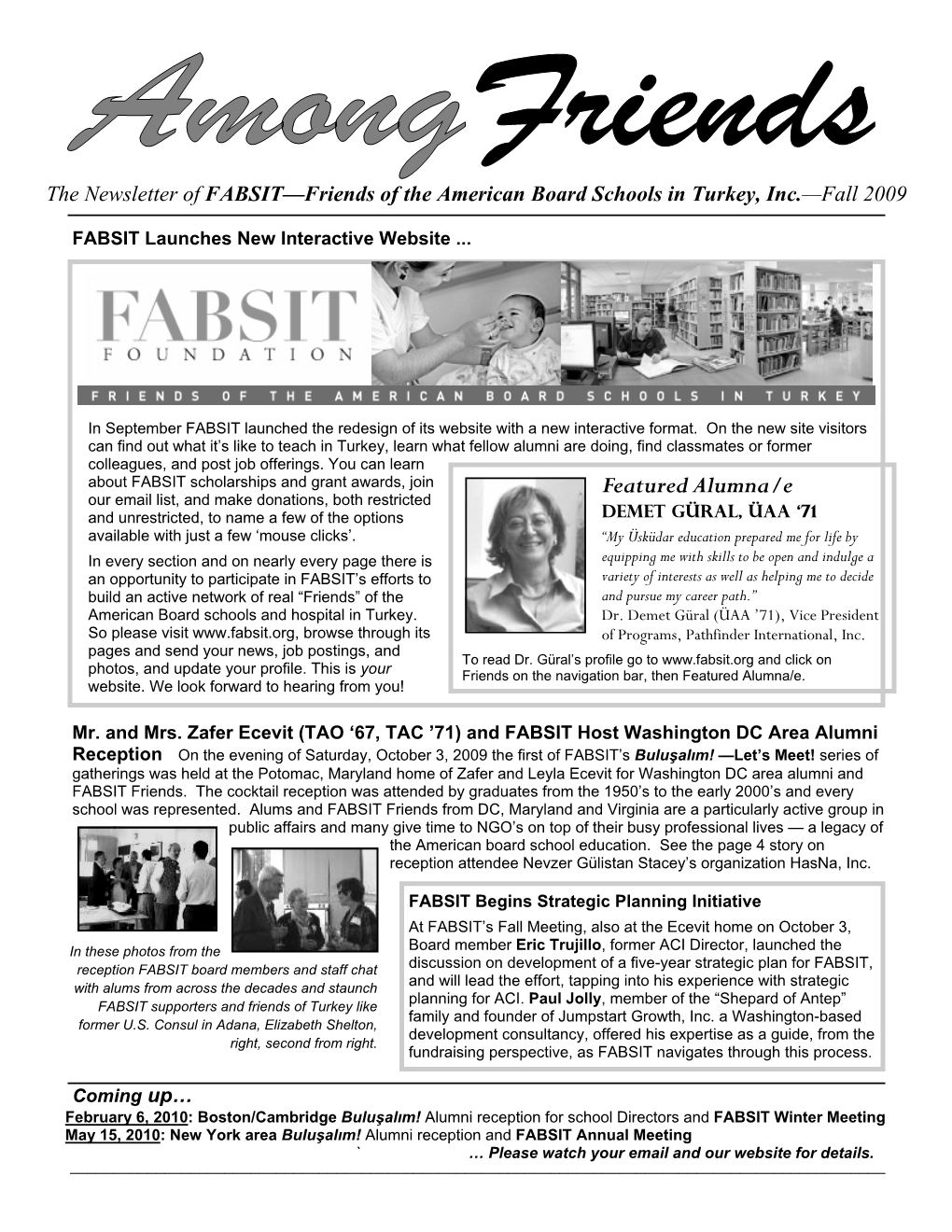 Newsletter Fall 09