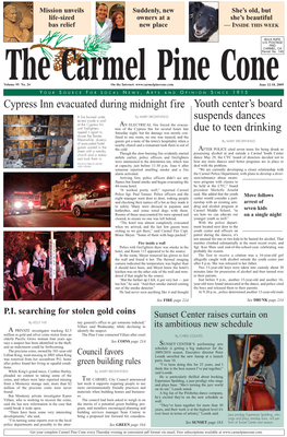 Carmel Pine Cone, June 12, 2009 (Main News)