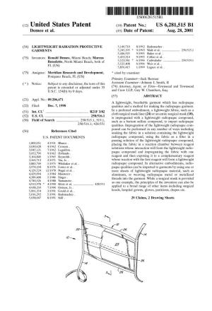(12) United States Patent (10) Patent No.: US 6,281,515 B1 Demeo Et Al