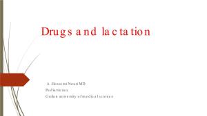 Drugs and Lactation