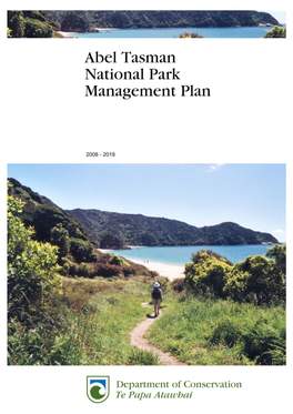 Abel Tasman National Park Management Plan