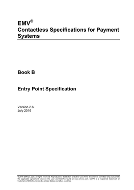 Entry Point Specification