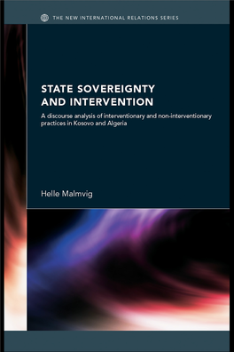 State Sovereignty and Intervention: a Discourse Analysis Of