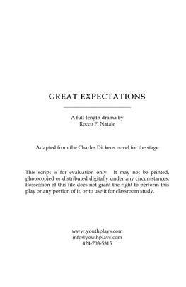 Great Expectations Great Expectations