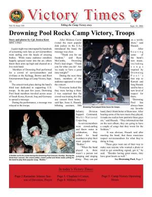 Drowning Pool Rocks Camp Victory, Troops Story and Photos by Cpl