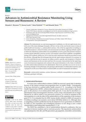 Advances in Antimicrobial Resistance Monitoring Using Sensors and Biosensors: a Review