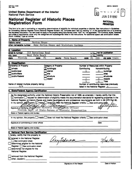 National Register of Historic Places Continuation Sheet