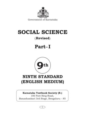 KSEEB Class 9 Social Science Part 1 Textbook