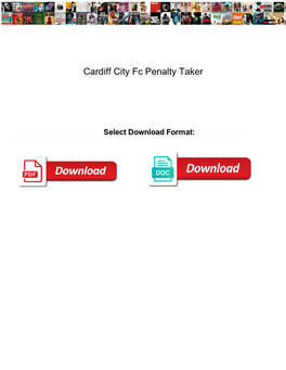 Cardiff City Fc Penalty Taker