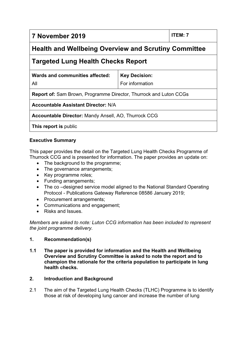 Targeted Lung Health Checks Report.Pdf