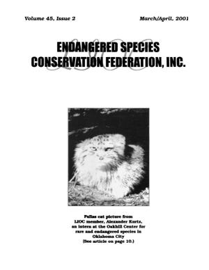 DOC Endangered Species Conservation Federation, Inc
