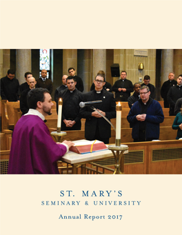 St. Mary's Seminary & University Annual Report 2017