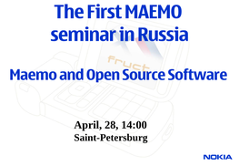 MAEMO Seminar in Russia
