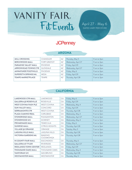 Fit Events April 27