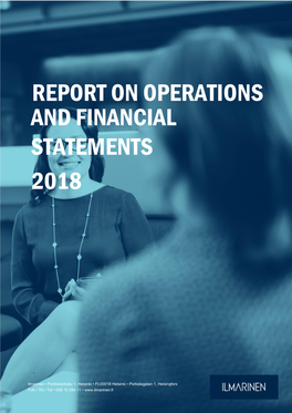 Report on Operations and Financial Statements 2018