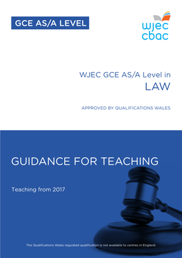 Law Guidance for Teaching