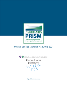 PRISM Invasive Species Strategic Plan