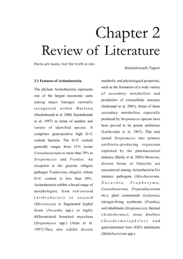 Chapter 2 Review of Literature