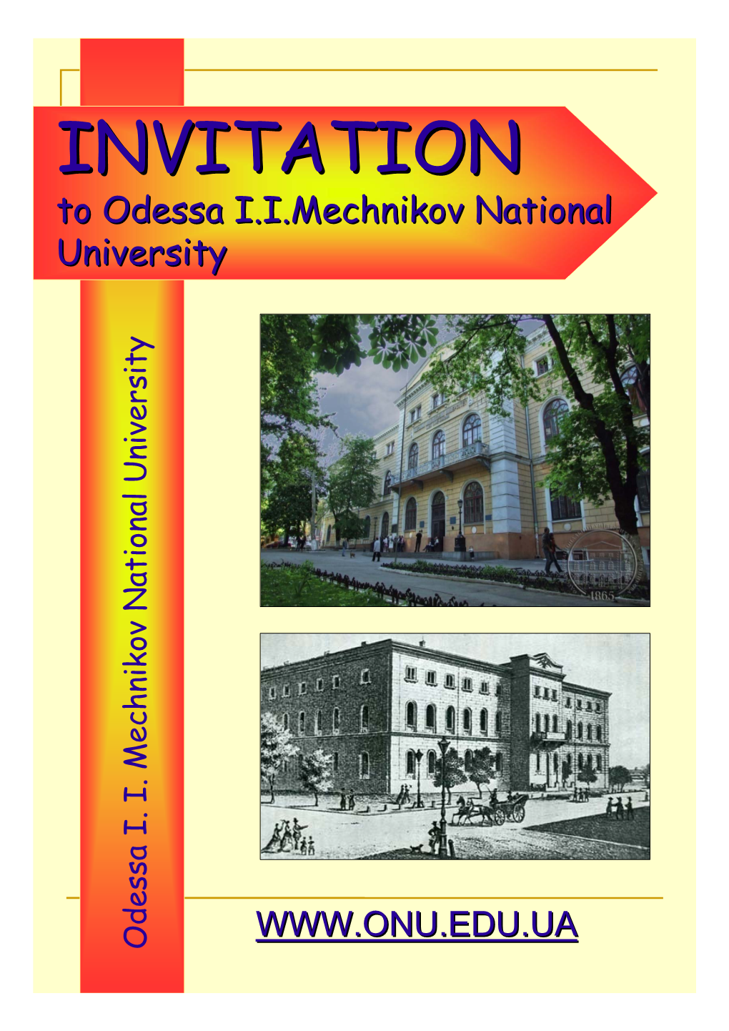 Download Invitation to Odessa I.I. Mechnikov National University