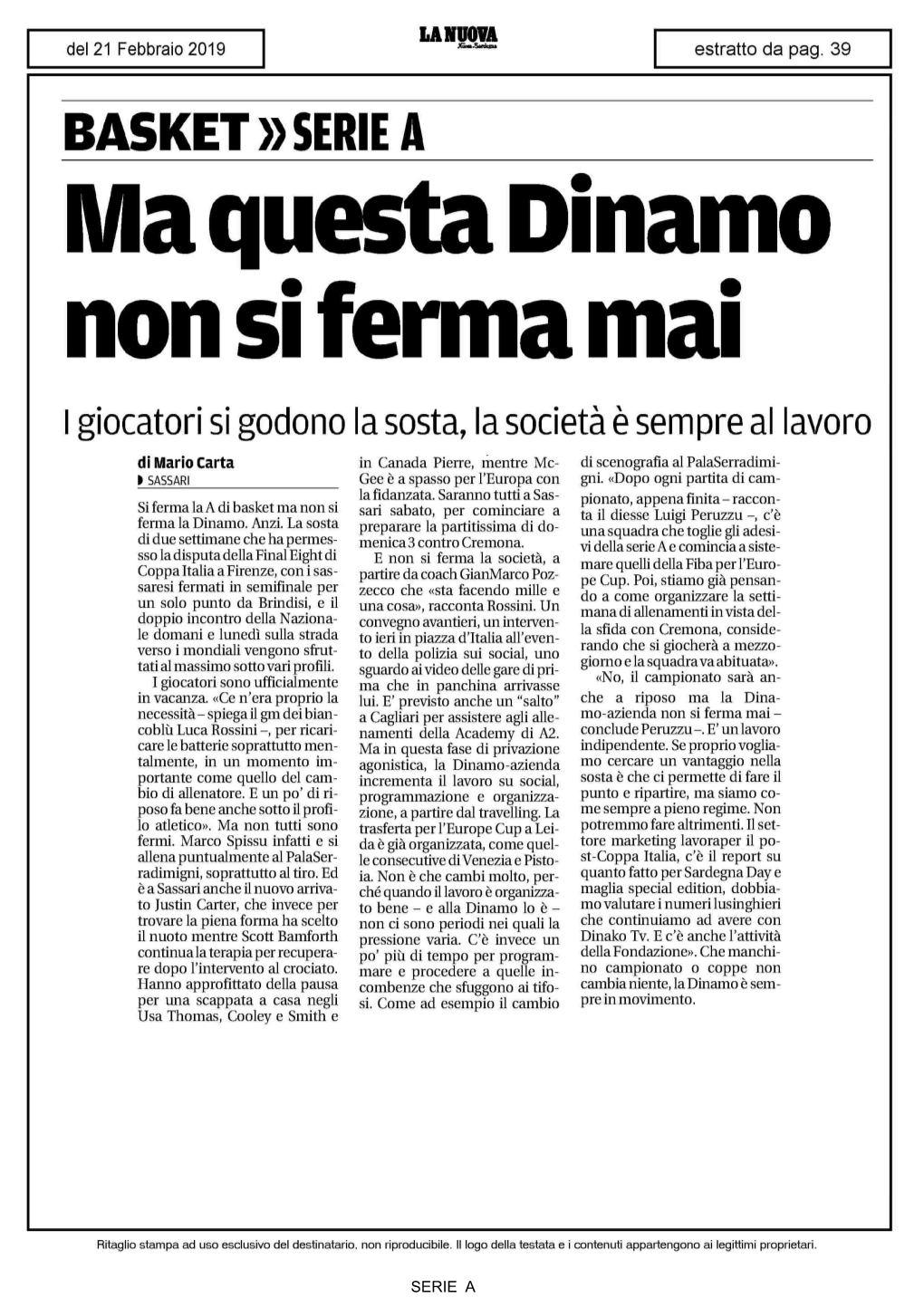 Ma Questa Dinamo Non Si F Ernia