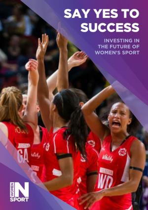Women's Sport: Say Yes to Success