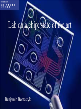 Lab on a Chip Technology Definition