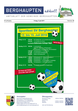 Zum Amtsblatt KW 28 2019