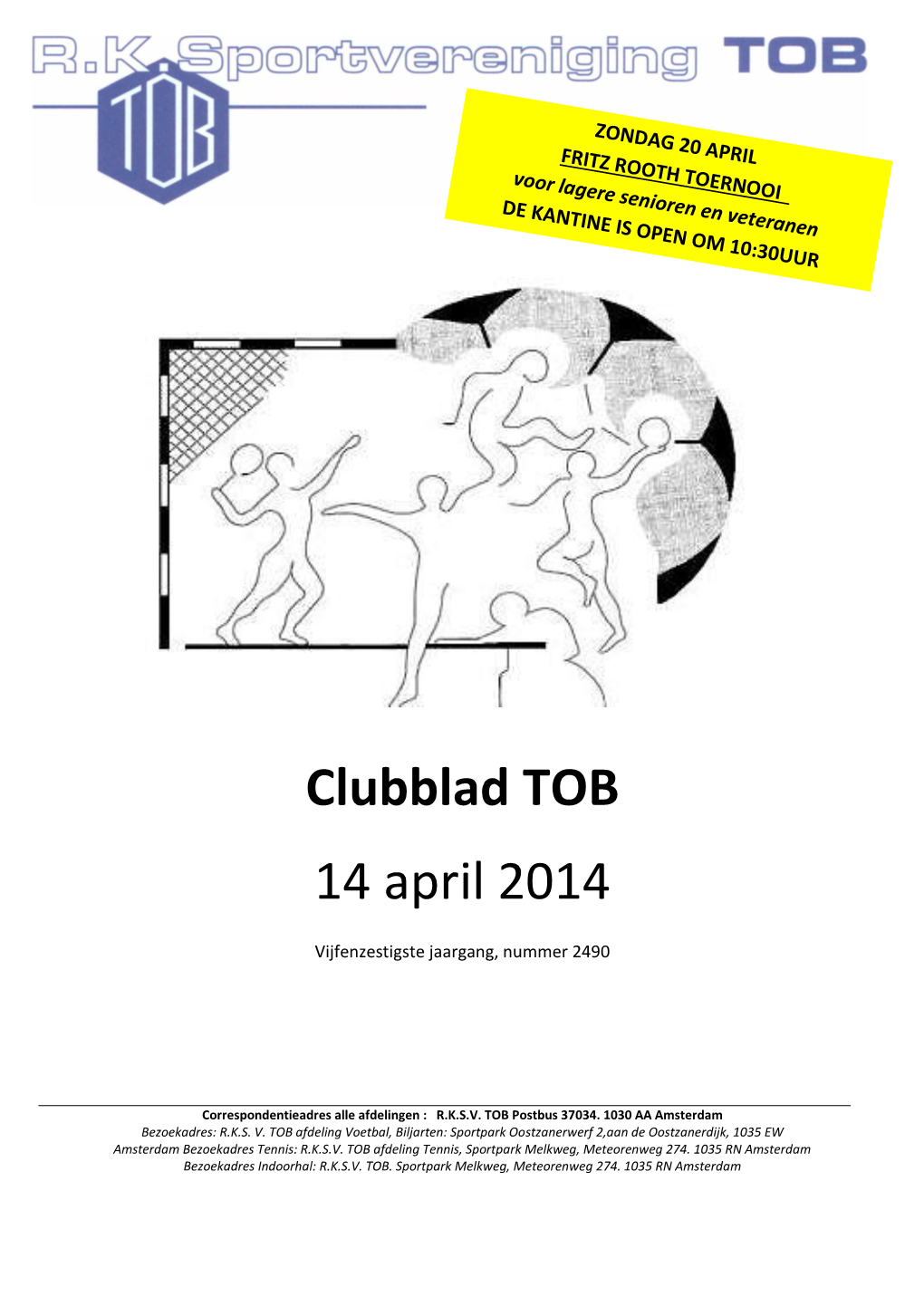 Clubblad TOB 14 April 2014