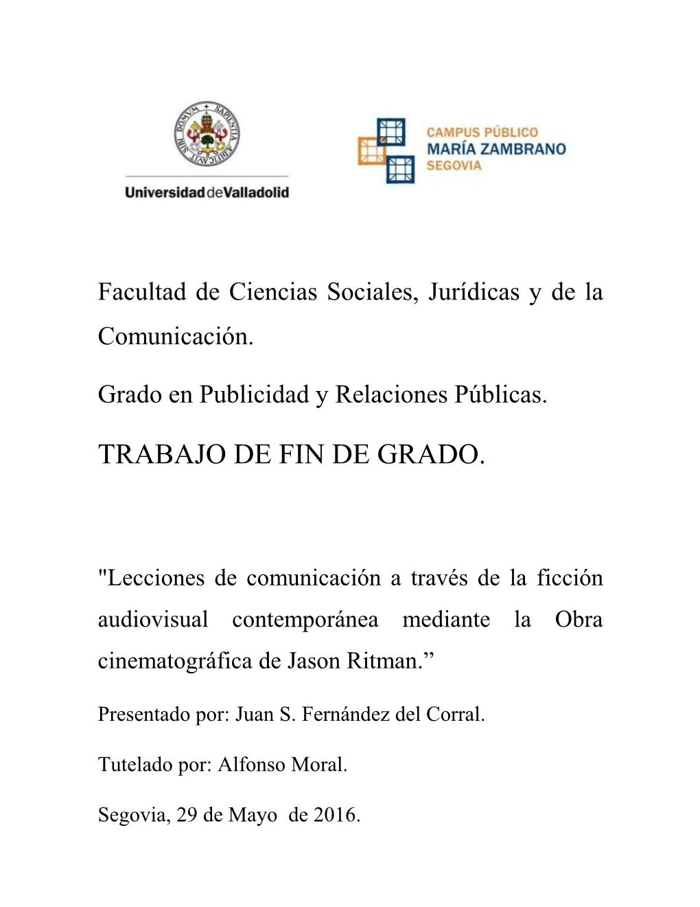 Trabajo De Fin De Grado