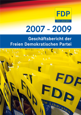 Geschäftsbericht Der Freien Demokratischen Partei Vorwort Auf Dem Weg Zum Politikwechsel