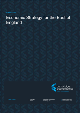 Economic Strategy for the East of England
