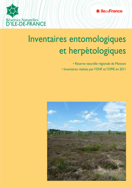 2011 – Inventaire Entomologiques Et Herpétologique