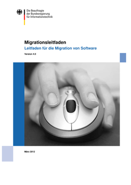 Migrationsleitfaden Leitfaden Für Die Migration Von Software