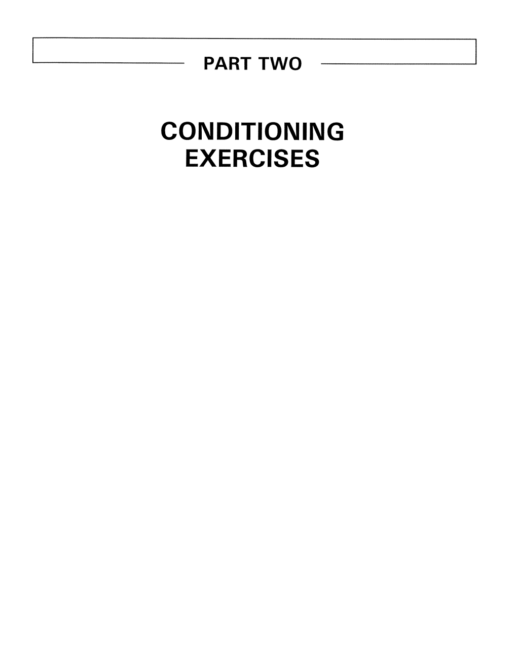 Conditioning Exercises Newsday/J