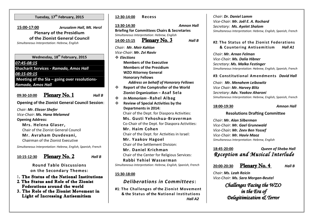 Zionist General Council Session XXXV/3