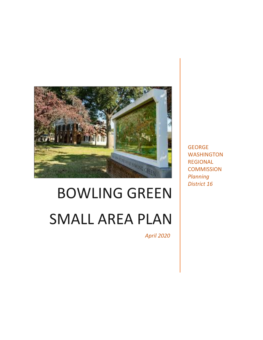 Bowling Green Small Area Plan