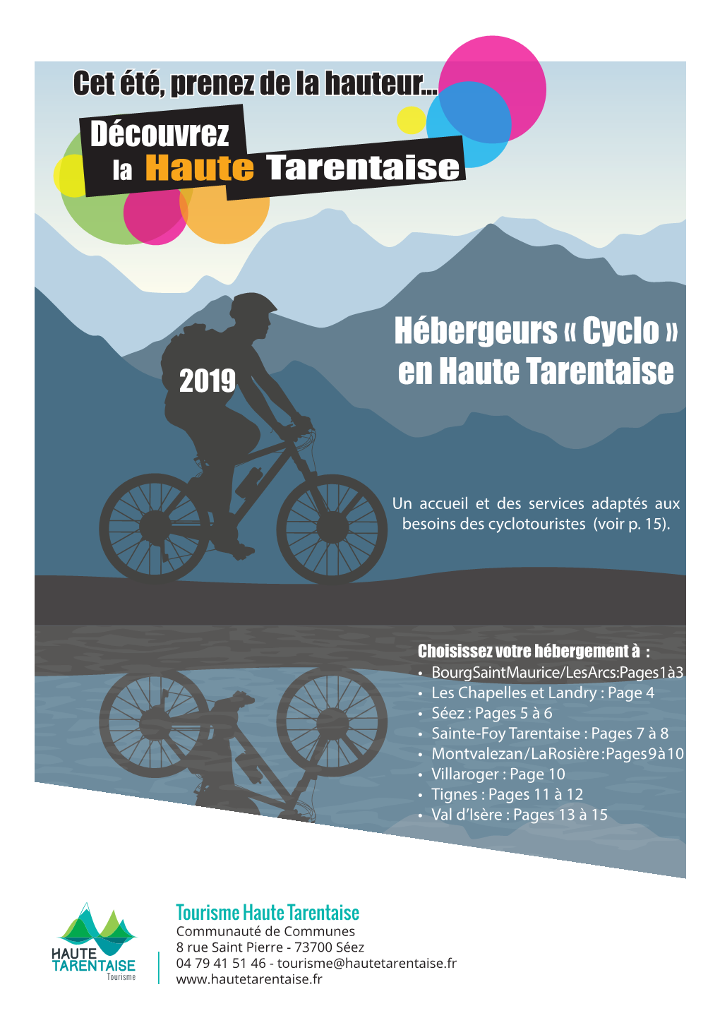 Hébergeurs « Cyclo » 2019 En Haute Tarentaise