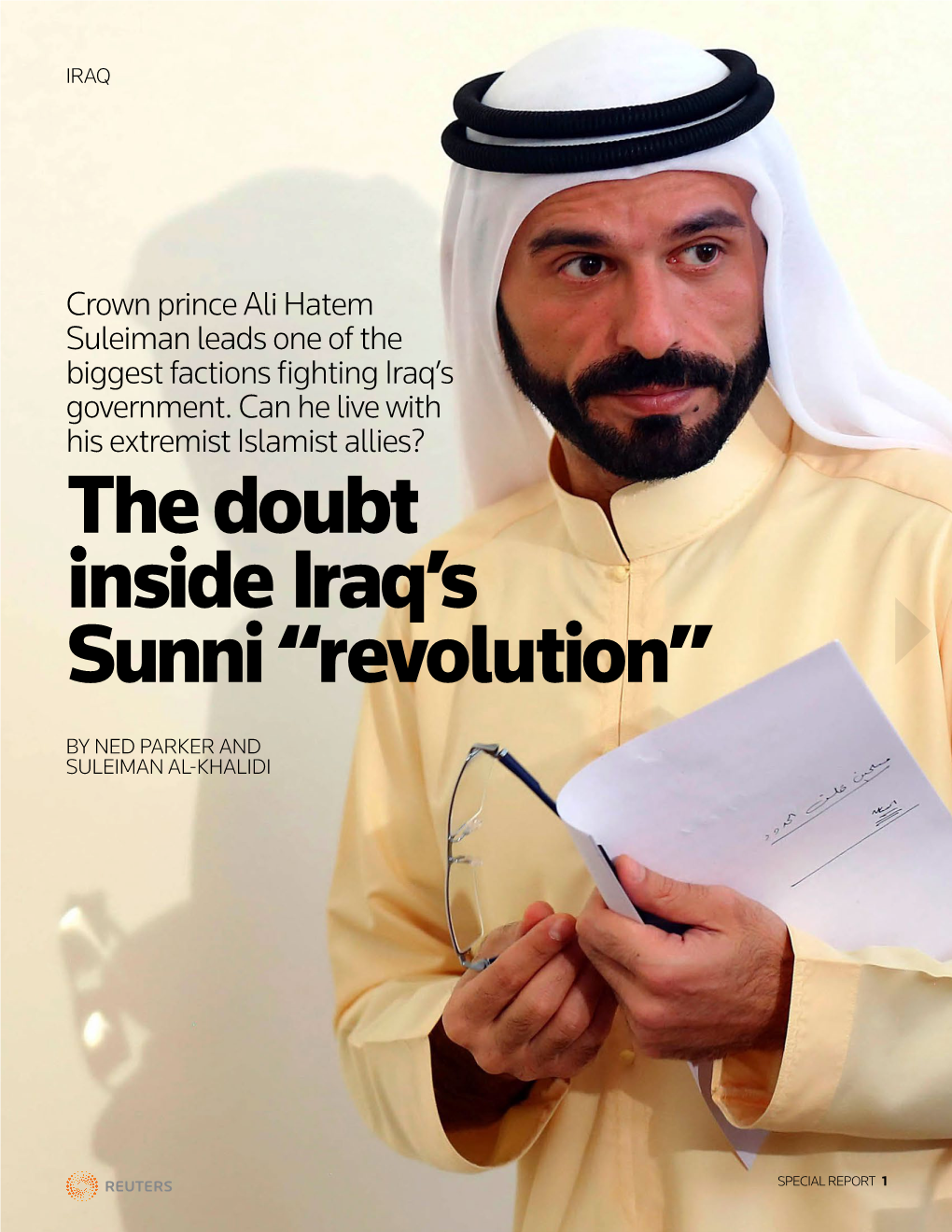 The Doubt Inside Iraq's Sunni “Revolution”