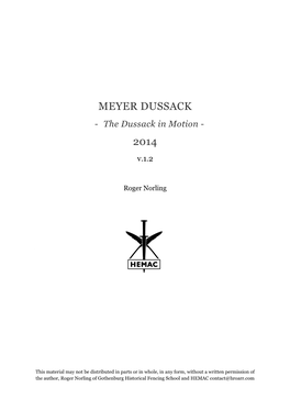 Meyer Dussack 2014