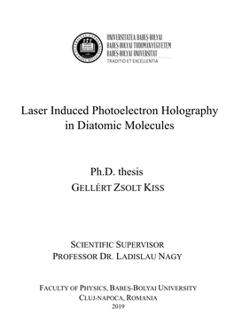 Laser Induced Photoelectron Holography in Diatomic Molecules