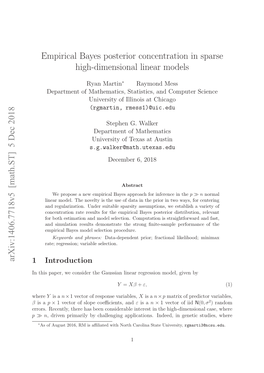 Empirical Bayes Posterior Concentration in Sparse High