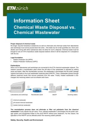 Information Sheet Chemical Wastewater