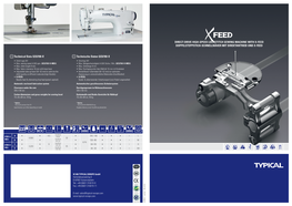 Direct-Drive High-Speed Lockstitch Sewing Machine with X-Feed Doppelsteppstich-Schnellnäher Mit Direktantrieb Und X-Feed
